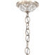Century 5 Light 17 inch Antique Silver Chandelier Ceiling Light