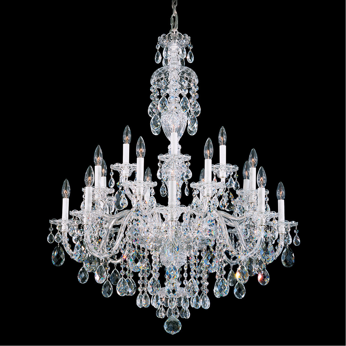 Sterling 20 Light 34 inch Silver Chandelier Ceiling Light in Spectra, Polished Silver