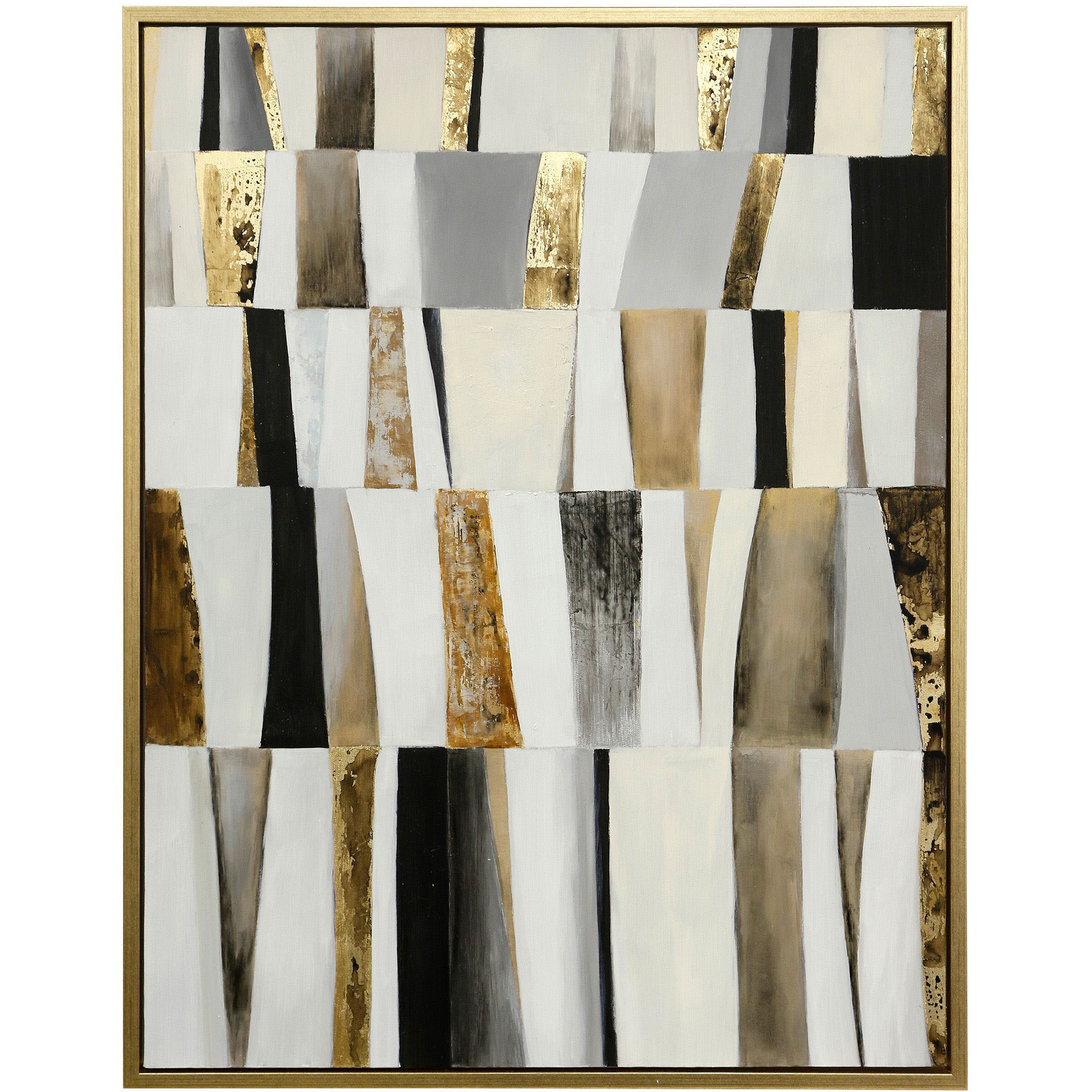 Shutter Gold and Multi Wall Art