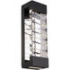 Beyond Labyrinth LED 26 inch Black Outdoor Wall Light, Beyond