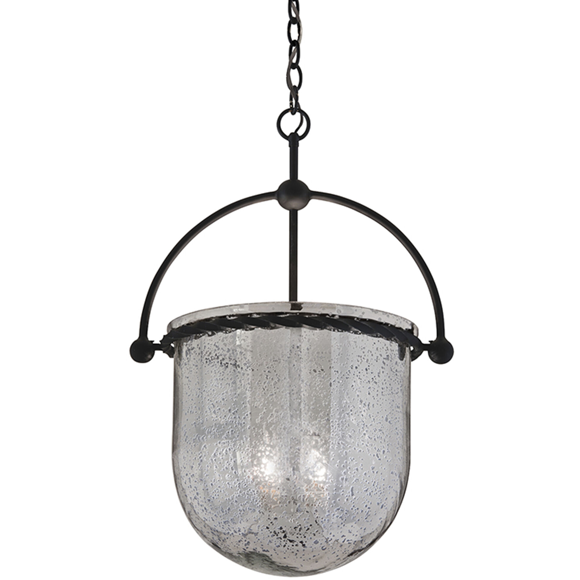 Mercury 4 Light 19 inch Old Iron Pendant Ceiling Light