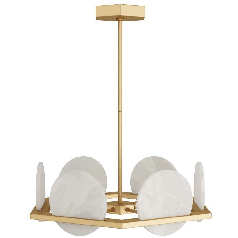 Savion 29 inch White Chandelier Ceiling Light