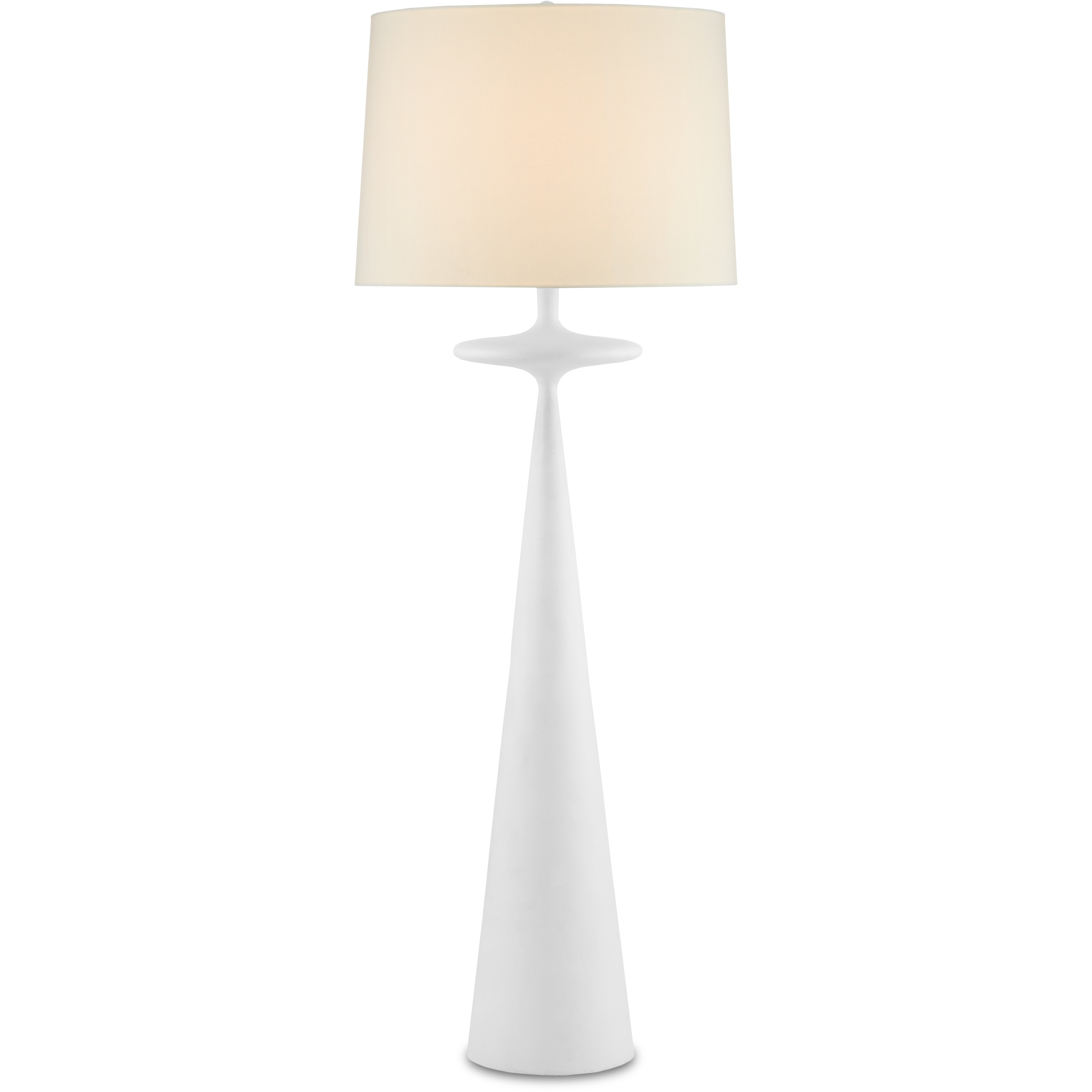 Giacomo 53 inch 150 watt Gesso White Floor Lamp Portable Light