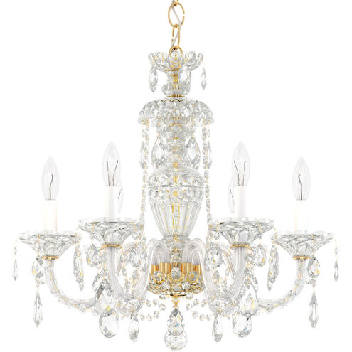 Sterling 6 Light 21 inch Aurelia Chandelier Ceiling Light in Sterling Swarovski