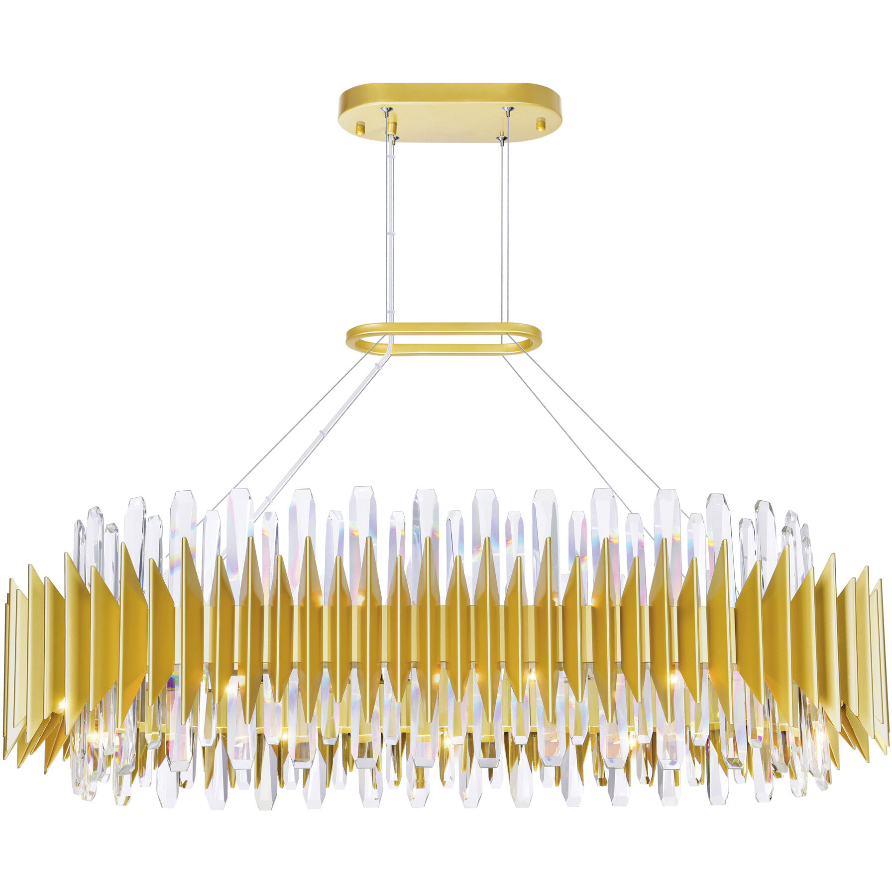 Cityscape 20 Light 39 inch Satin Gold Island/Pool Table Light Ceiling Light