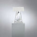 Forever Flora 31.6 inch 7.00 watt Polished Chrome Table Lamp Portable Light in Black Rope, Black Rope