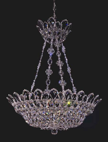 Trilliane 12 Light Silver Chandelier Ceiling Light in Heritage