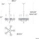 Signature San Marco 5 Light 20.3 inch Black Chandelier Ceiling Light, Schonbek Signature