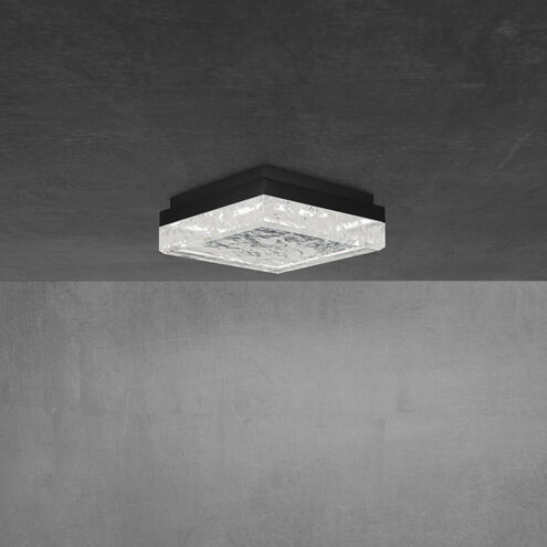 Whisper LED 12 inch Black Flush Mount Ceiling Light, Beyond