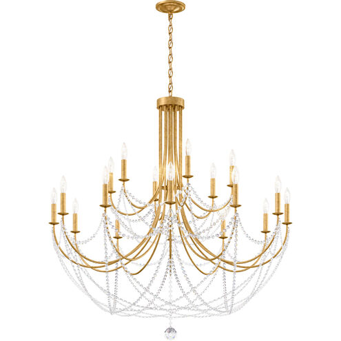 Verdana 18 Light Heirloom Gold Chandelier Ceiling Light in Optic