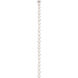 Forever Seduction LED 80.5 inch Polished Nickel Modular Pendant Ceiling Light, Remote Driver