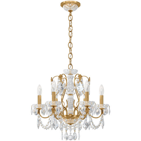 Century 6 Light 21 inch Heirloom Gold Chandelier Ceiling Light