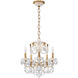 Century 5 Light 17 inch French Gold Chandelier Ceiling Light