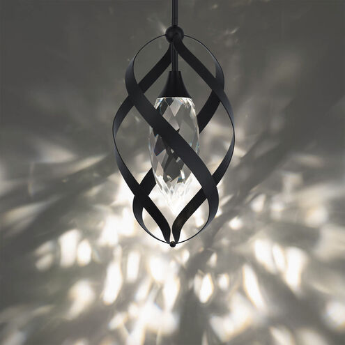 Solan LED 10 inch Black Mini Pendant Ceiling Light, Beyond