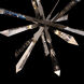 Beyond Solitude LED 48 inch Antique Nickel Chandelier Ceiling Light