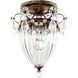 Bagatelle 1 Light 8 inch Heirloom Bronze Semi-Flush Mount Ceiling Light in Heritage