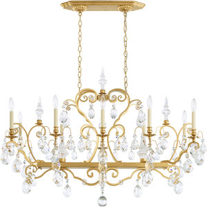 Renaissance 12 Light 46 inch Heirloom Gold Chandelier Ceiling Light in Heritage