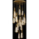 Beyond Devotion LED 26 inch Aged Brass Multi-Light Pendant Ceiling Light