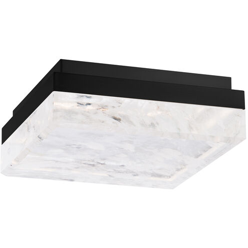 Whisper LED 12 inch Black Flush Mount Ceiling Light, Beyond