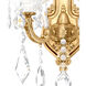 La Scala 2 Light 6.5 inch Heirloom Gold Wall Sconce Wall Light in Heirloom Gold Cast