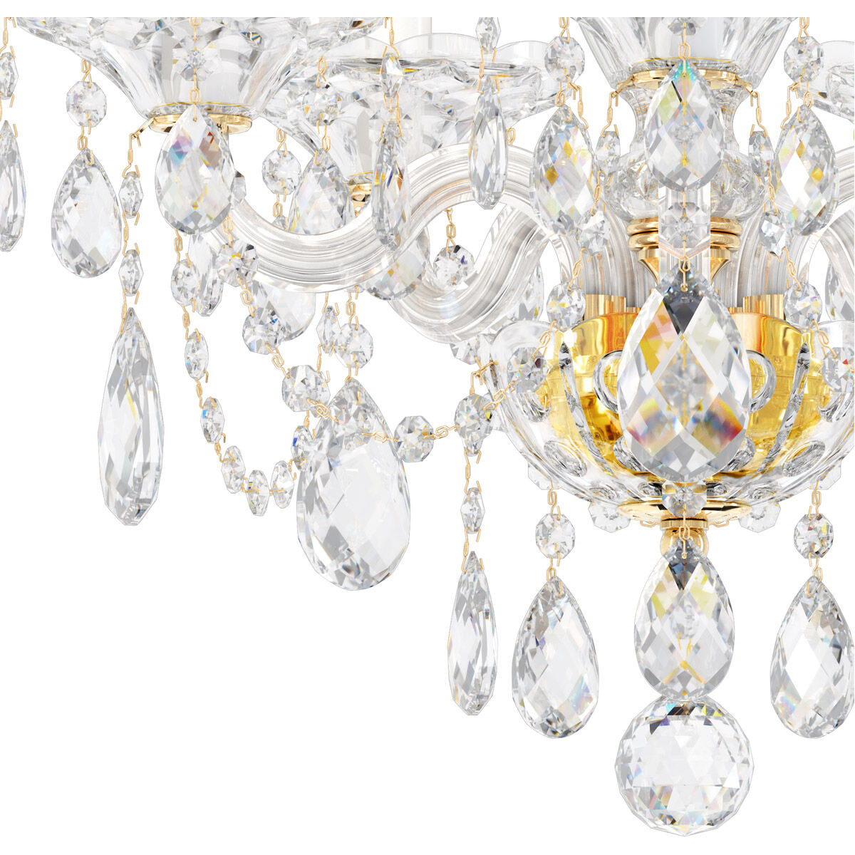 Sterling 5 Light 16 inch Aurelia Chandelier Ceiling Light in Heritage
