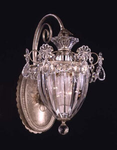 Bagatelle 1 Light 10.5 inch Antique Silver Wall Sconce Wall Light in Heritage