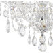 Sterling 5 Light 16 inch Polished Silver Chandelier Ceiling Light in Swarovski