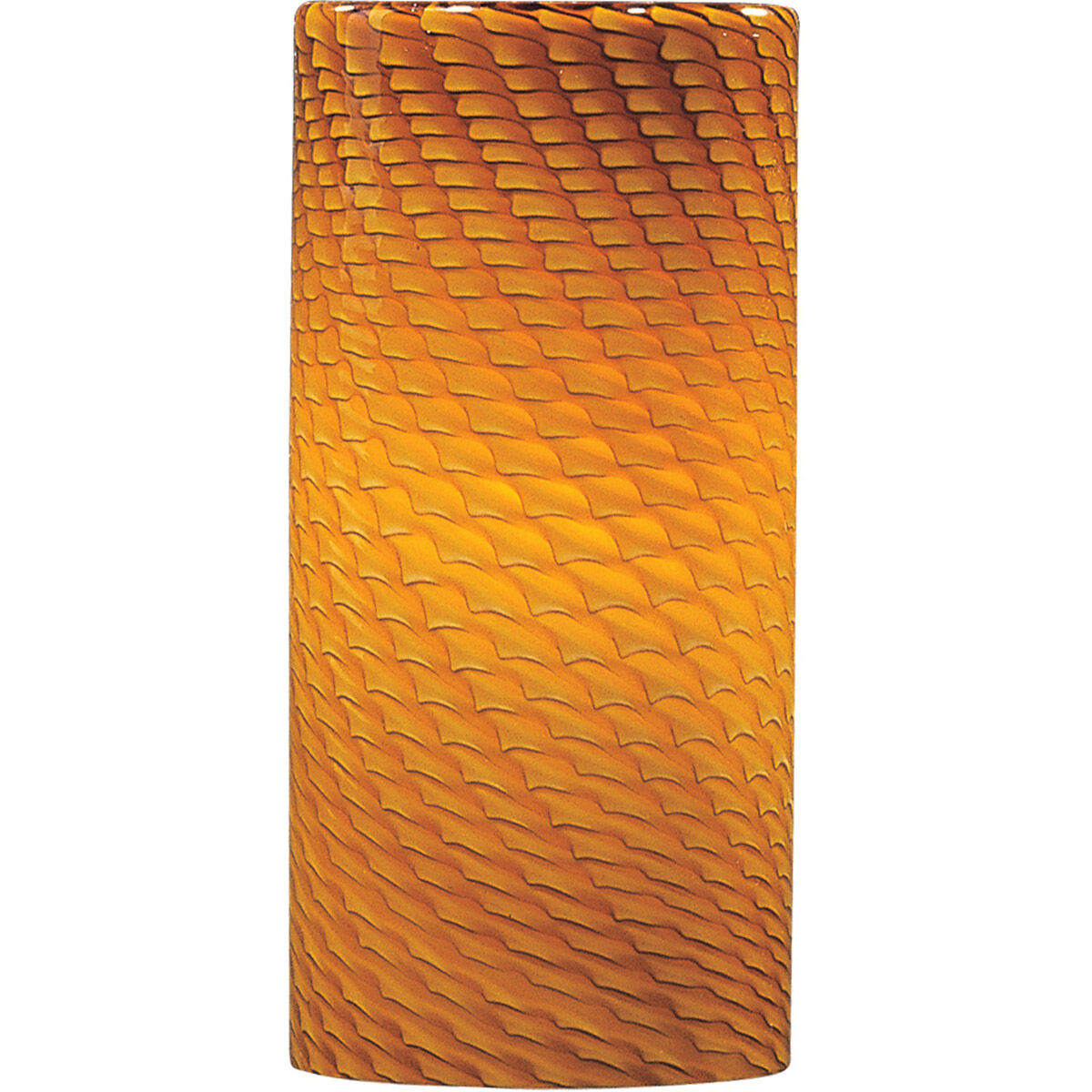 Carte Amber Ripple Pendant Glass