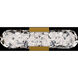 Beyond Bramble LED 16 inch Aged Brass Bath Vanity & Wall Light