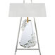 Forever Flora 31.6 inch 7.00 watt Polished Chrome Table Lamp Portable Light in Gold Rope, Gold Rope