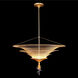 Signature Veneto LED 34 inch Gold Lace Pendant Ceiling Light, Schonbek Signature
