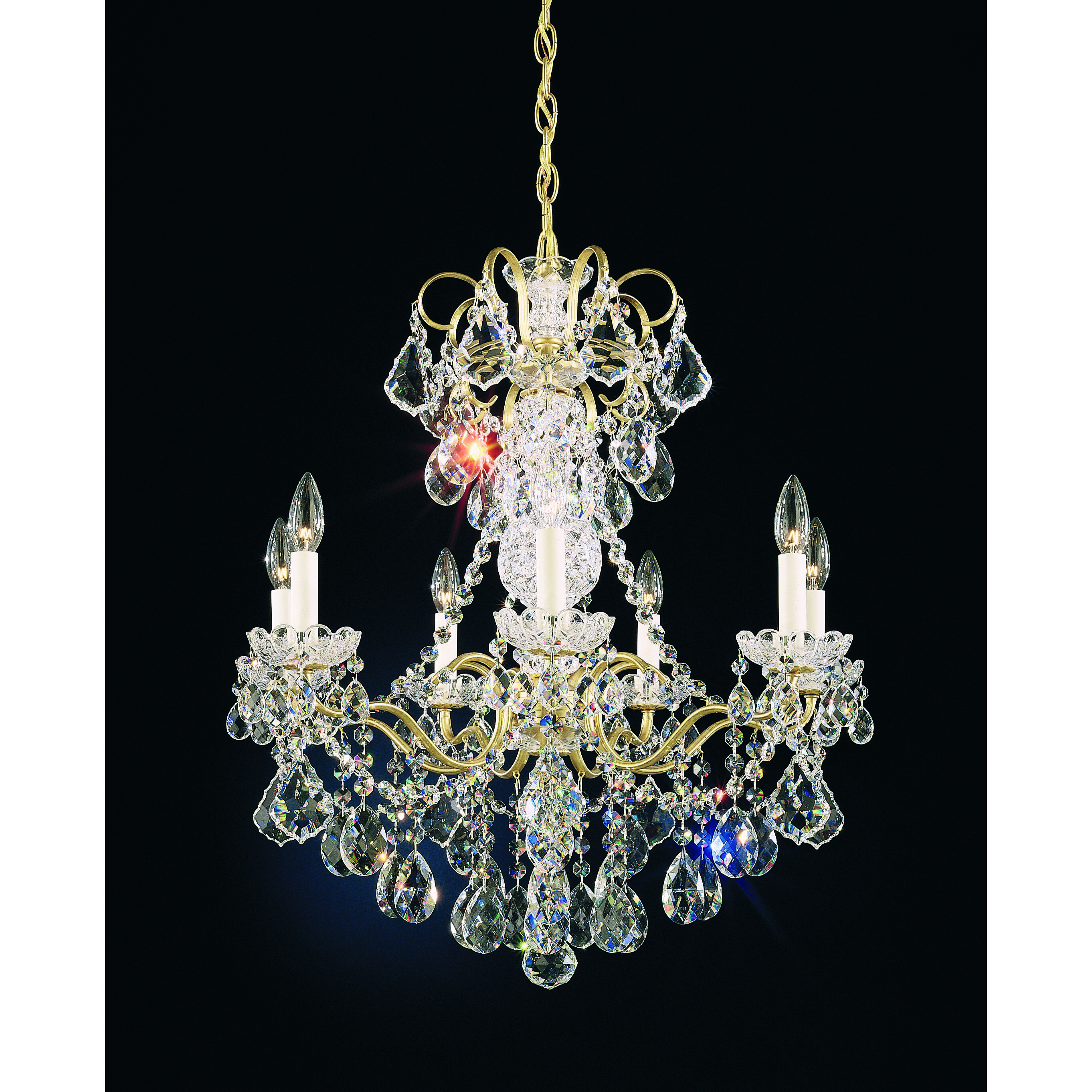 New Orleans 7 Light 24 inch French Gold Chandelier Ceiling Light in Heritage