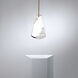 Forever Flora LED 4.25 inch Polished Chrome Pendant Ceiling Light in Gold Rope, Gold Rope