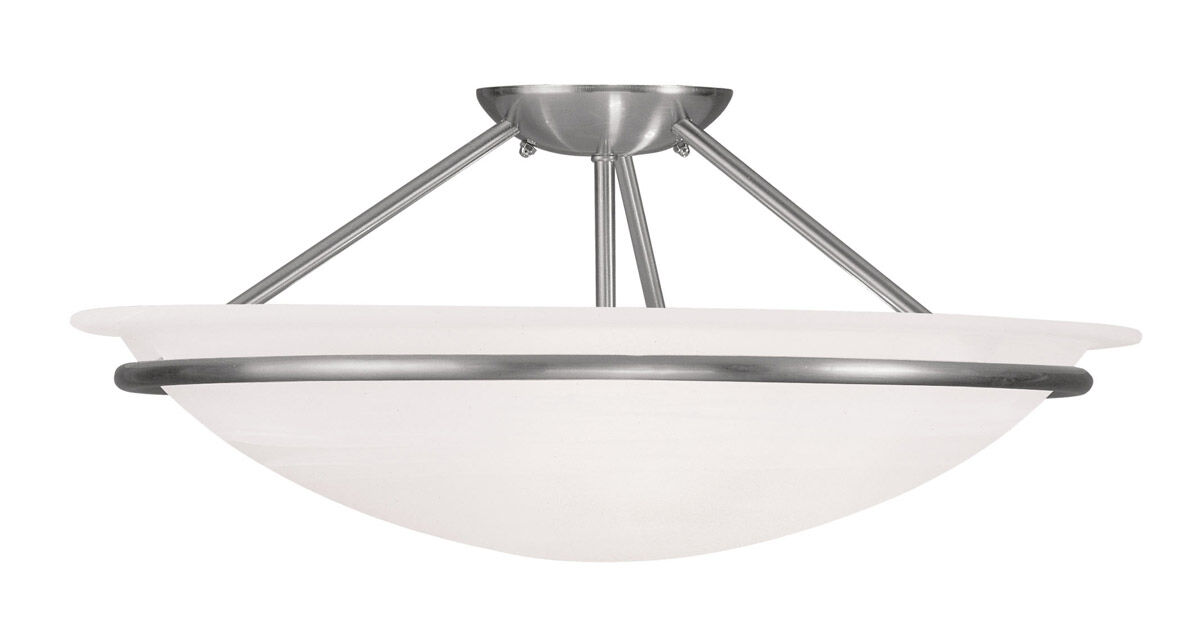 Newburgh 3 Light 20.00 inch Semi-Flush Mount