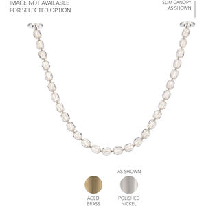 Forever Seduction LED 103.25 inch Aged Brass Modular Pendant Ceiling Light, Driver in Canopy