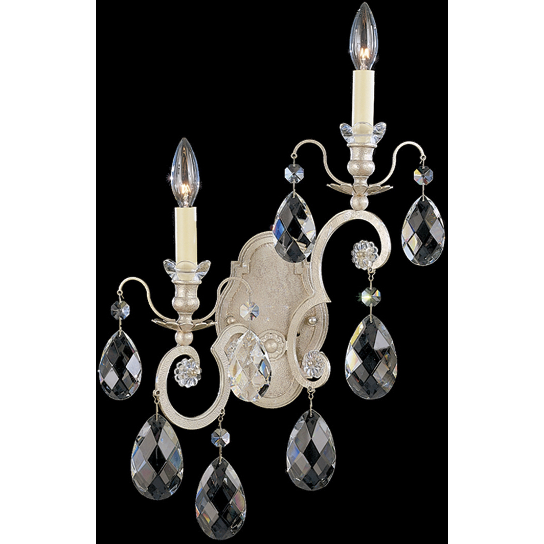 Signature Legacy Renaissance 2 Light 14 inch Antique Silver Wall Sconce Wall Light, Right