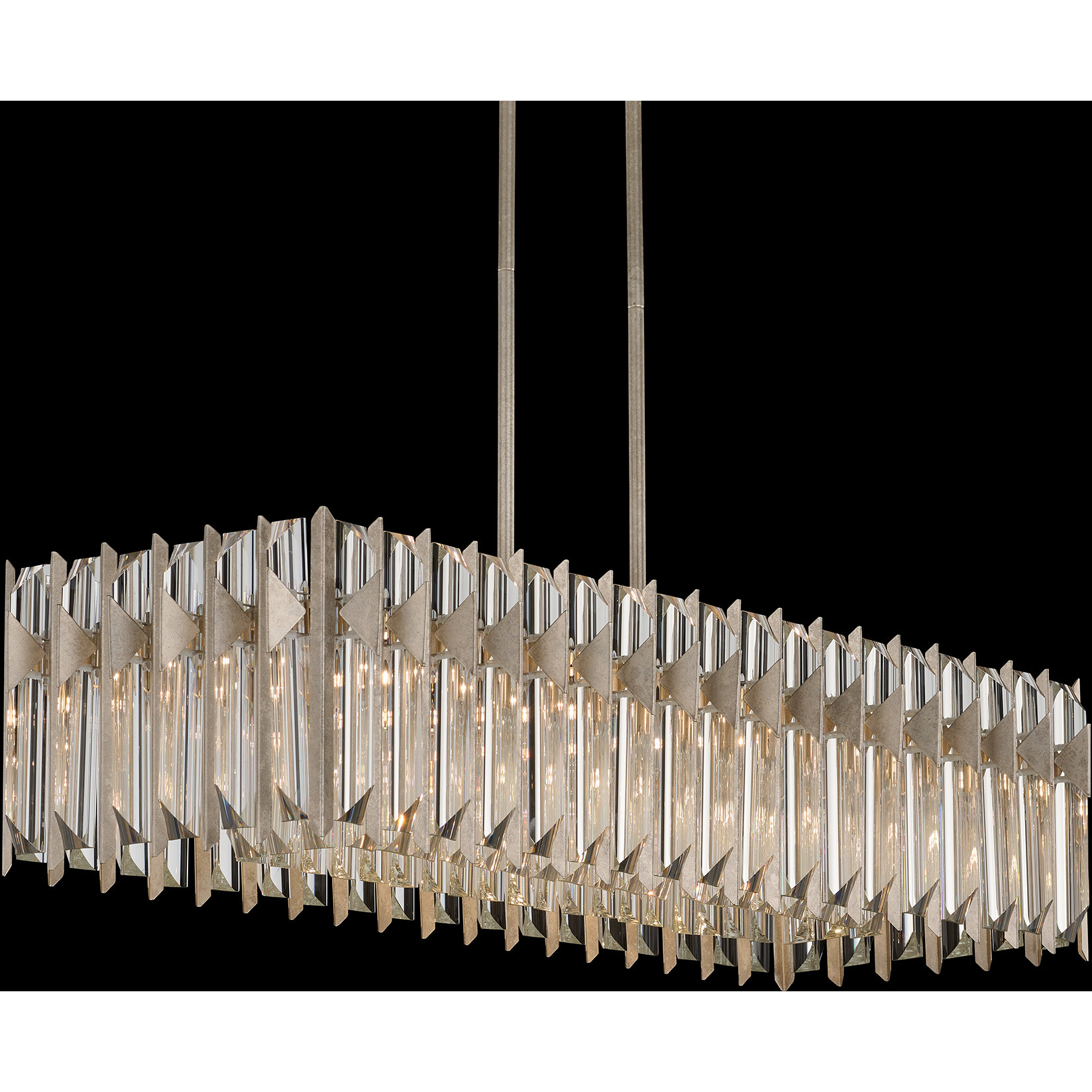 Signature Terina 10 Light 36 inch Heirloom Gold Linear Pendant Ceiling Light