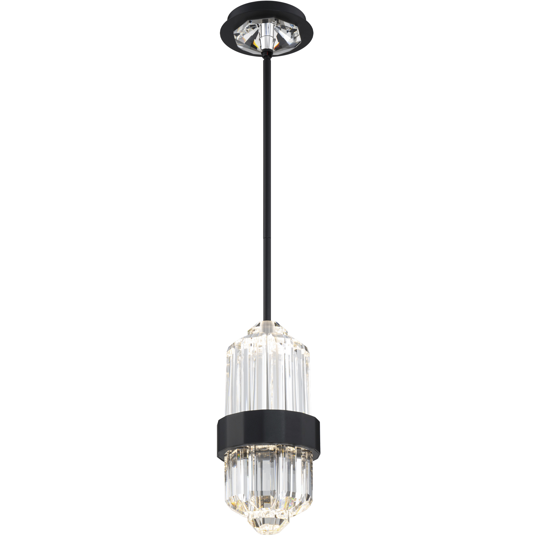 Beyond Silo LED 6 inch Black Mini Pendant Ceiling Light