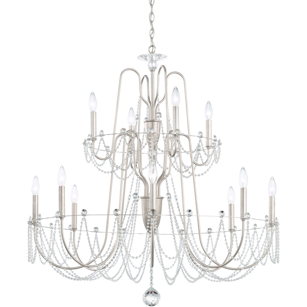 Esmery 12 Light Heirloom Bronze Chandelier Ceiling Light