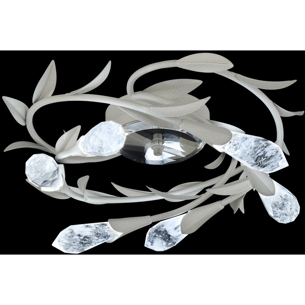 Signature Secret Garden LED 18 inch French Lace Flush Mount Ceiling Light