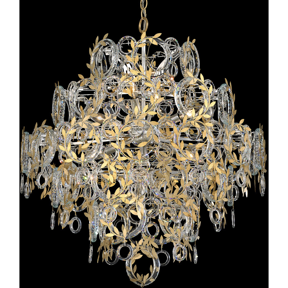 Signature Concetta 8 Light 29.5 inch White Gold Pendant Ceiling Light