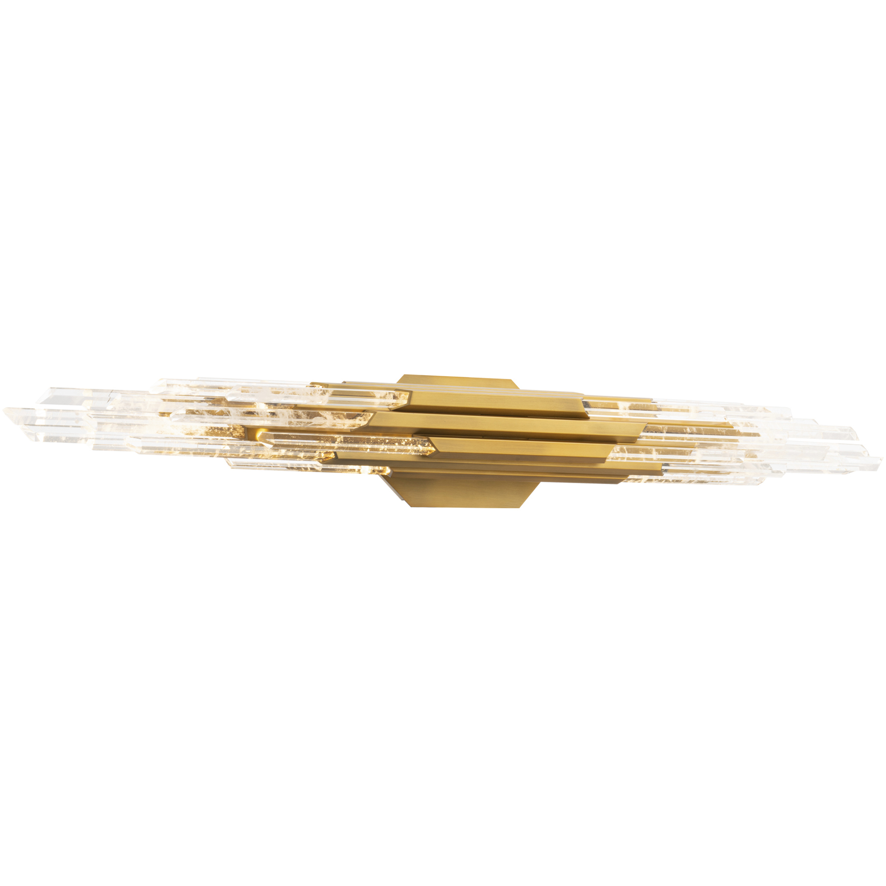 Beyond Organza LED 38 inch Aged Brass Bath Vanity & Wall Light