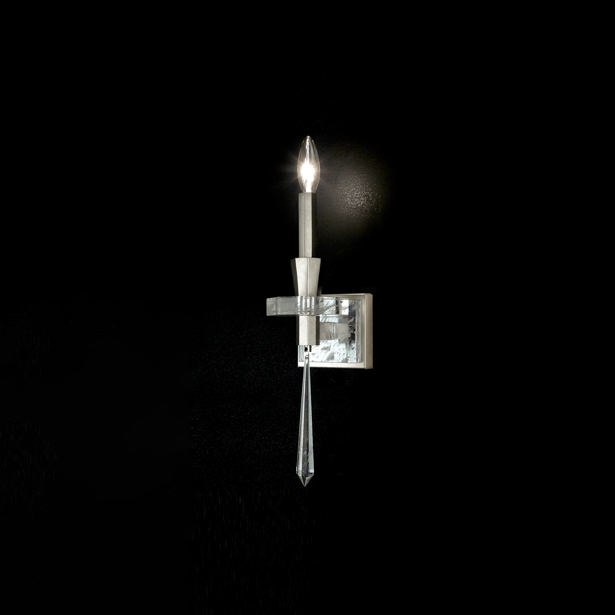Signature Amadeus 1 Light 6.25 inch Antique Silver Wall Sconce Wall Light, Schonbek Signature