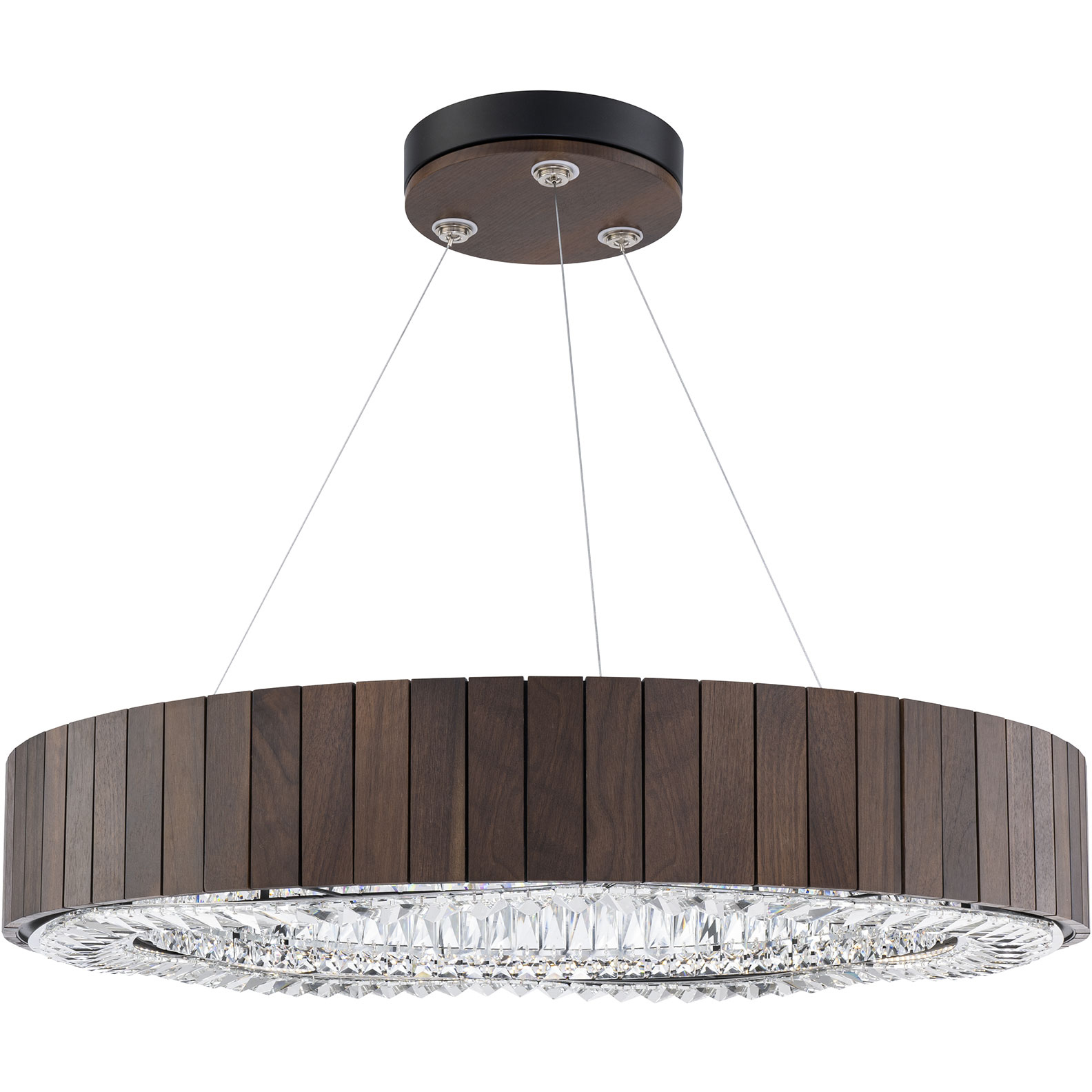 Beyond Andean LED 32.8 inch Smokey Walnut Pendant Ceiling Light