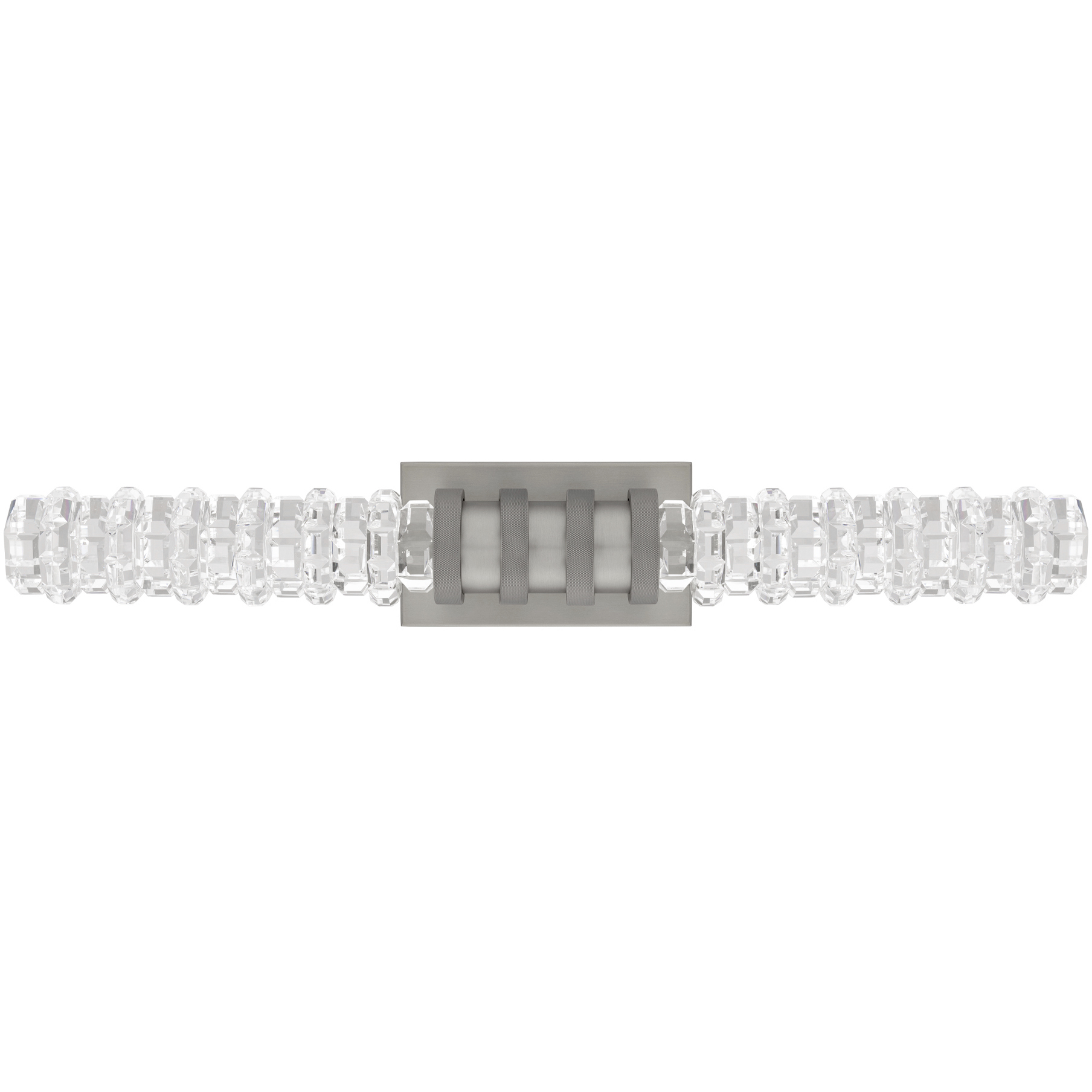 Beyond Kemberly LED 27.4 inch Brushed Nickel Bath Vanity & Wall Light