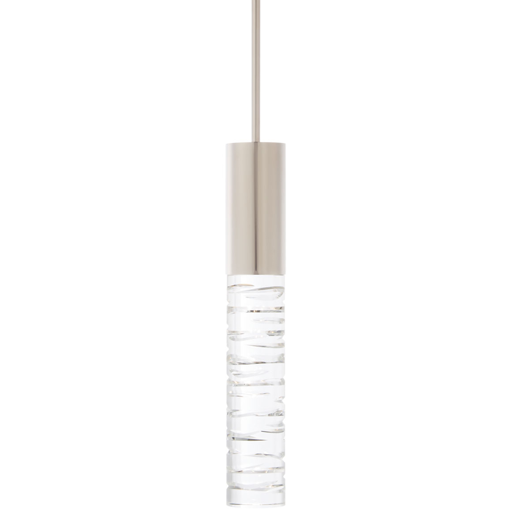 Beyond Cru LED 5.9 inch Polished Nickel Mini Pendant Ceiling Light, Beyond
