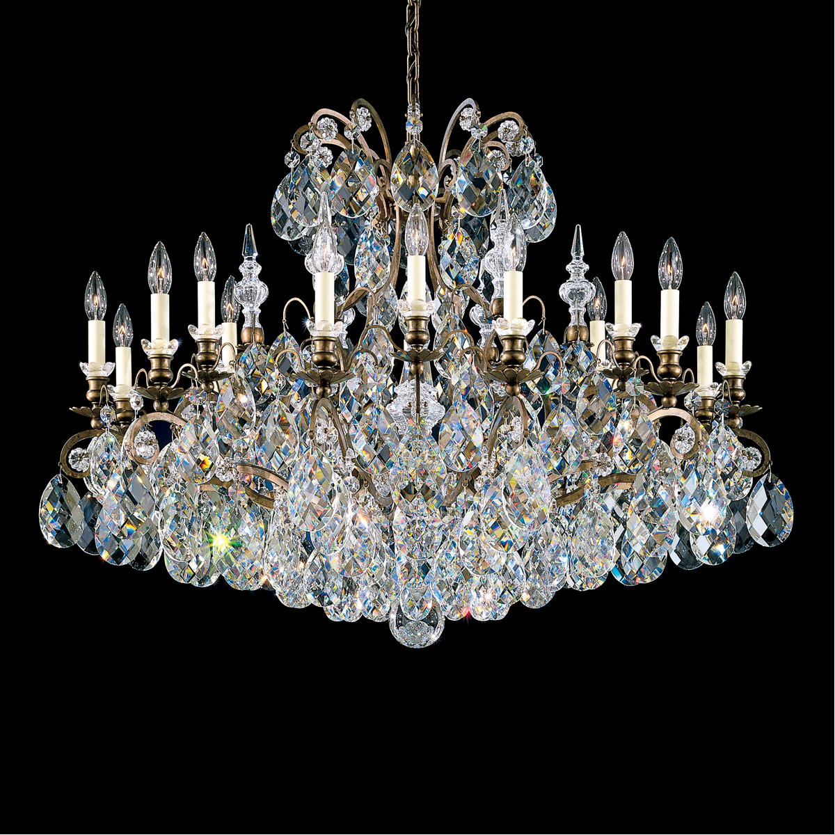 Renaissance 19 Light 40 inch Etruscan Gold Chandelier Ceiling Light in Heritage