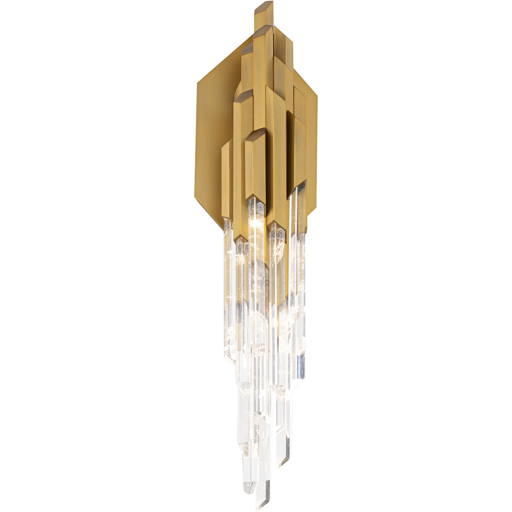 Beyond Organza LED 3.93 inch Aged Brass ADA Wall Sconce Wall Light