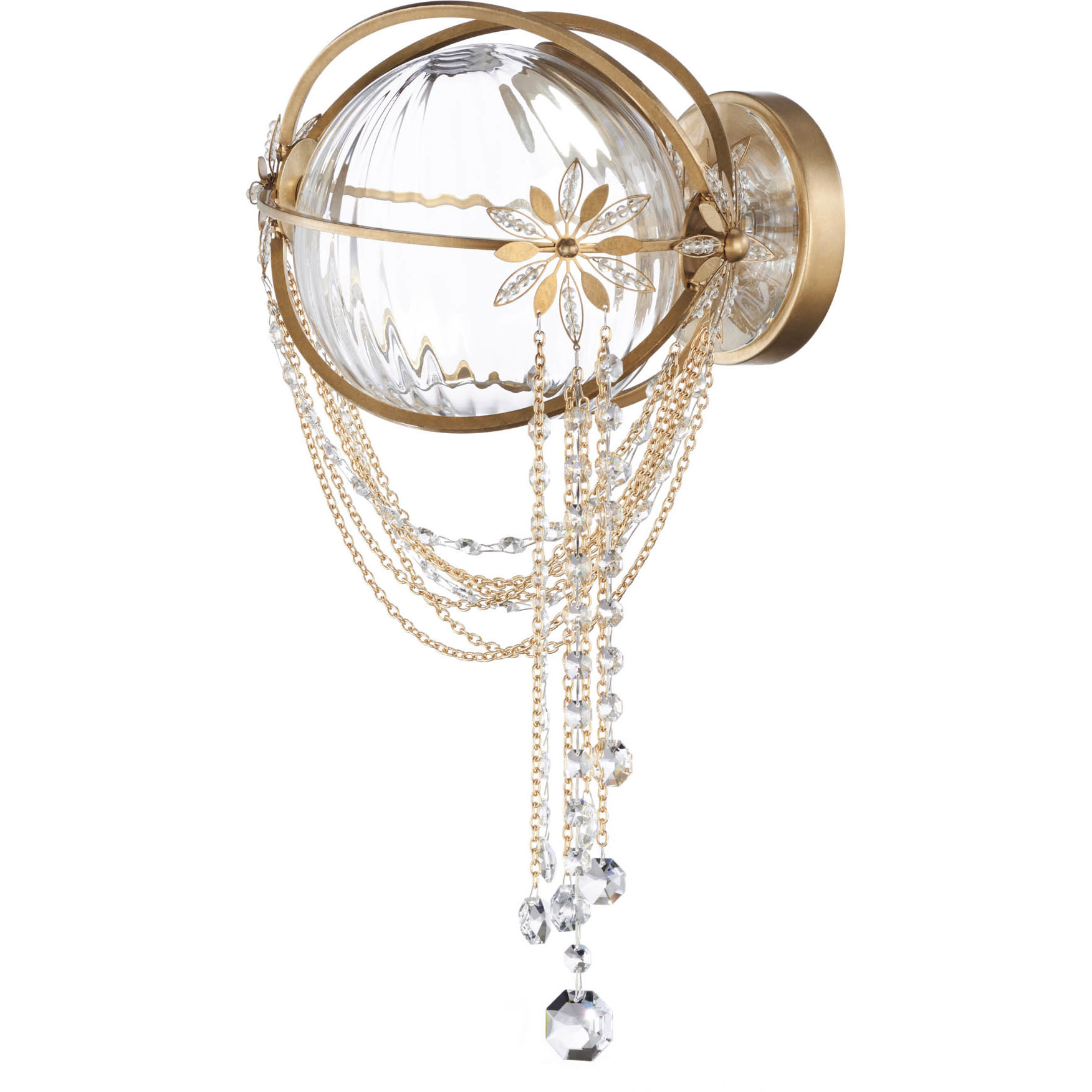Forever Revere LED 10.25 inch Heirloom Gold Wall Sconce Wall Light