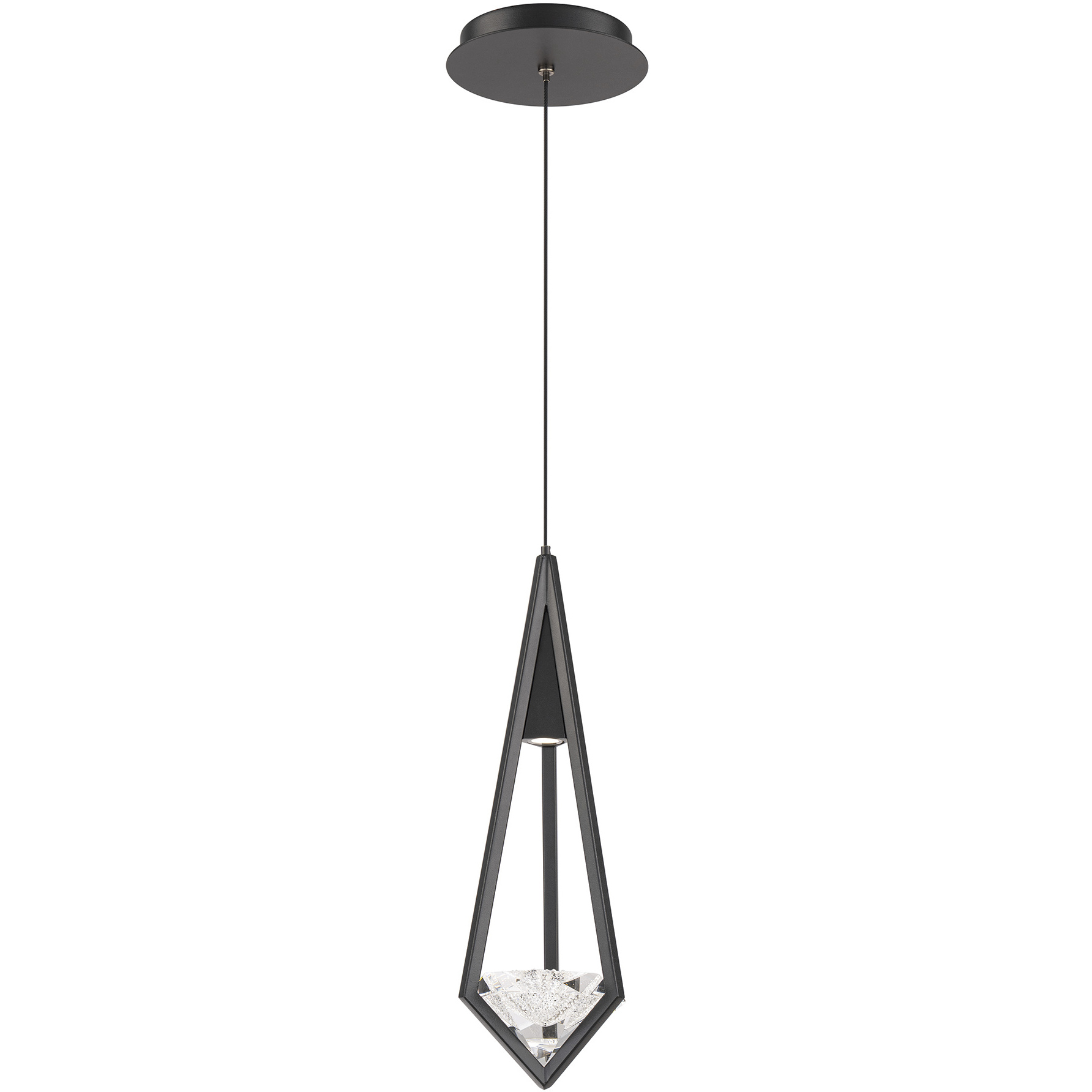Beyond Violane LED 4.5 inch Black Mini Pendant Ceiling Light